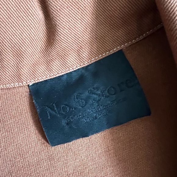 No. 6 Rust Brown Short-Sleeve Utility Jumpsuit - Picture 5 of 6